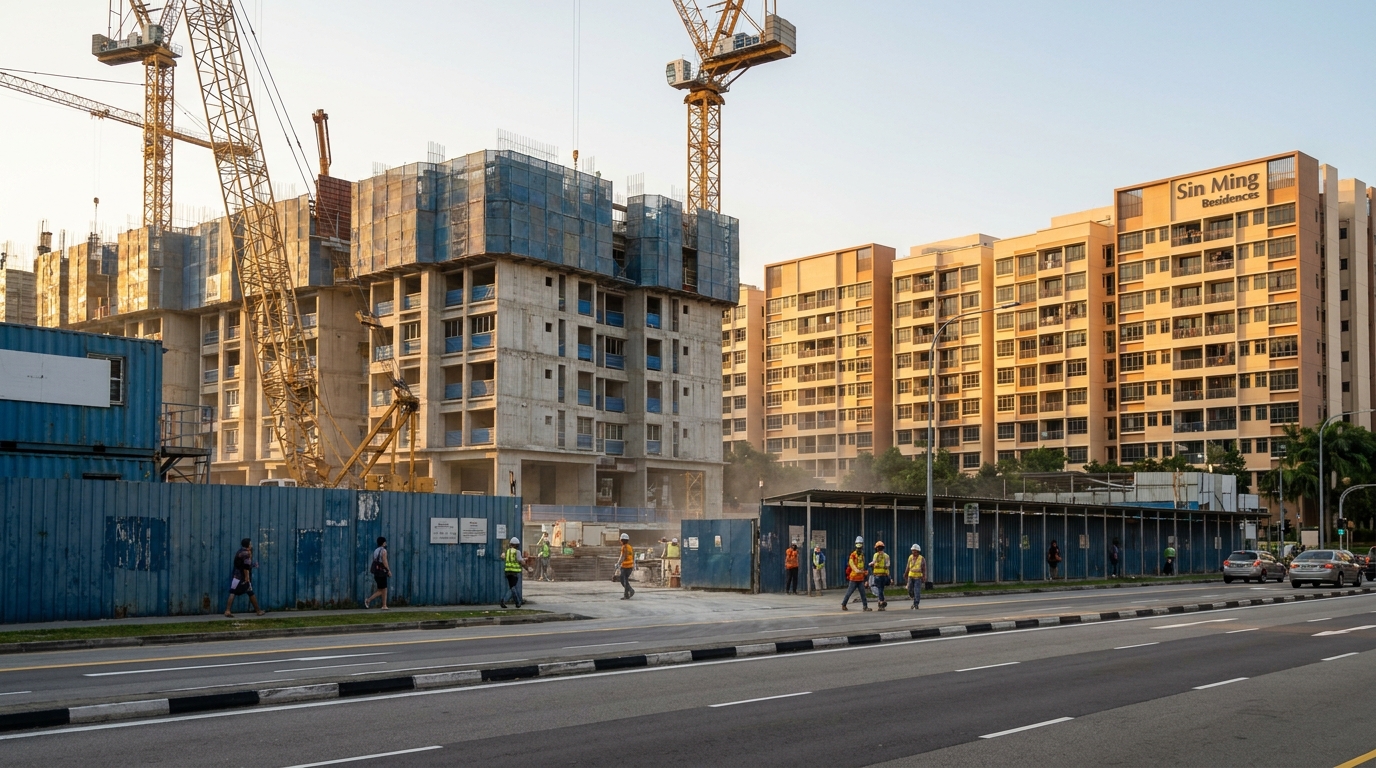 Sin Ming and Lorong 4 Toa Payoh: HDB Is Pouring Concrete on Flats You Can't Apply For Until 2027